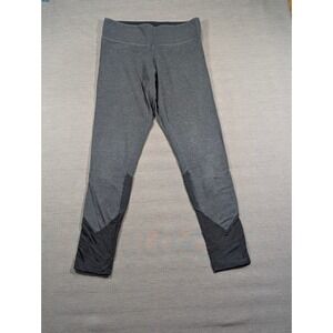 PINK Victoria's Secret Yoga Lightweight Leggings Gray Mesh Athletic Pants Medium
